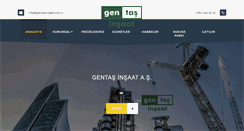 Desktop Screenshot of gentasinsaat.com.tr