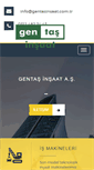 Mobile Screenshot of gentasinsaat.com.tr